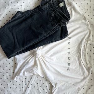 Front tied “F•R•I•E•N•D•S” top